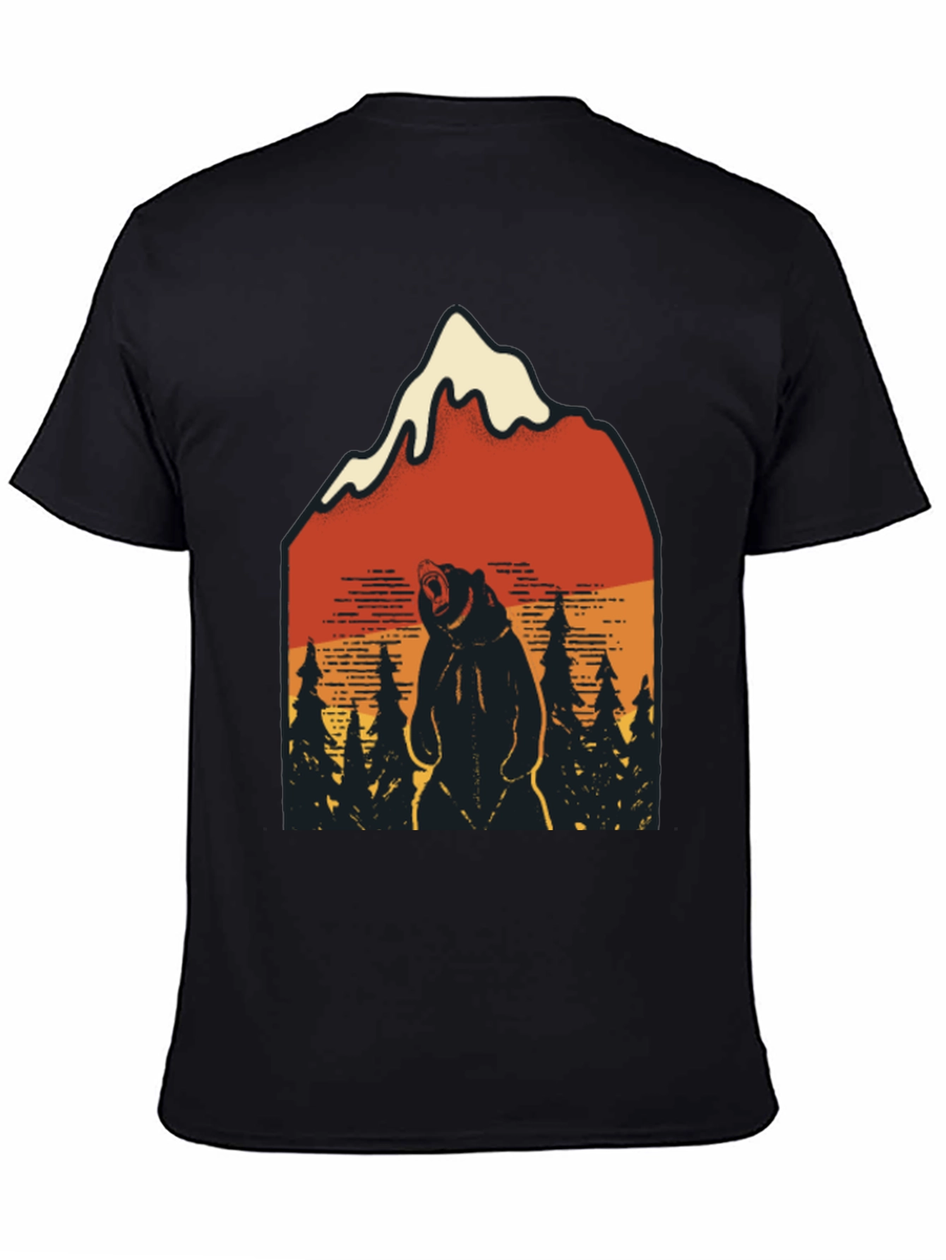 Bear Mountain Graphic Tee - Nature Adventure Shirt