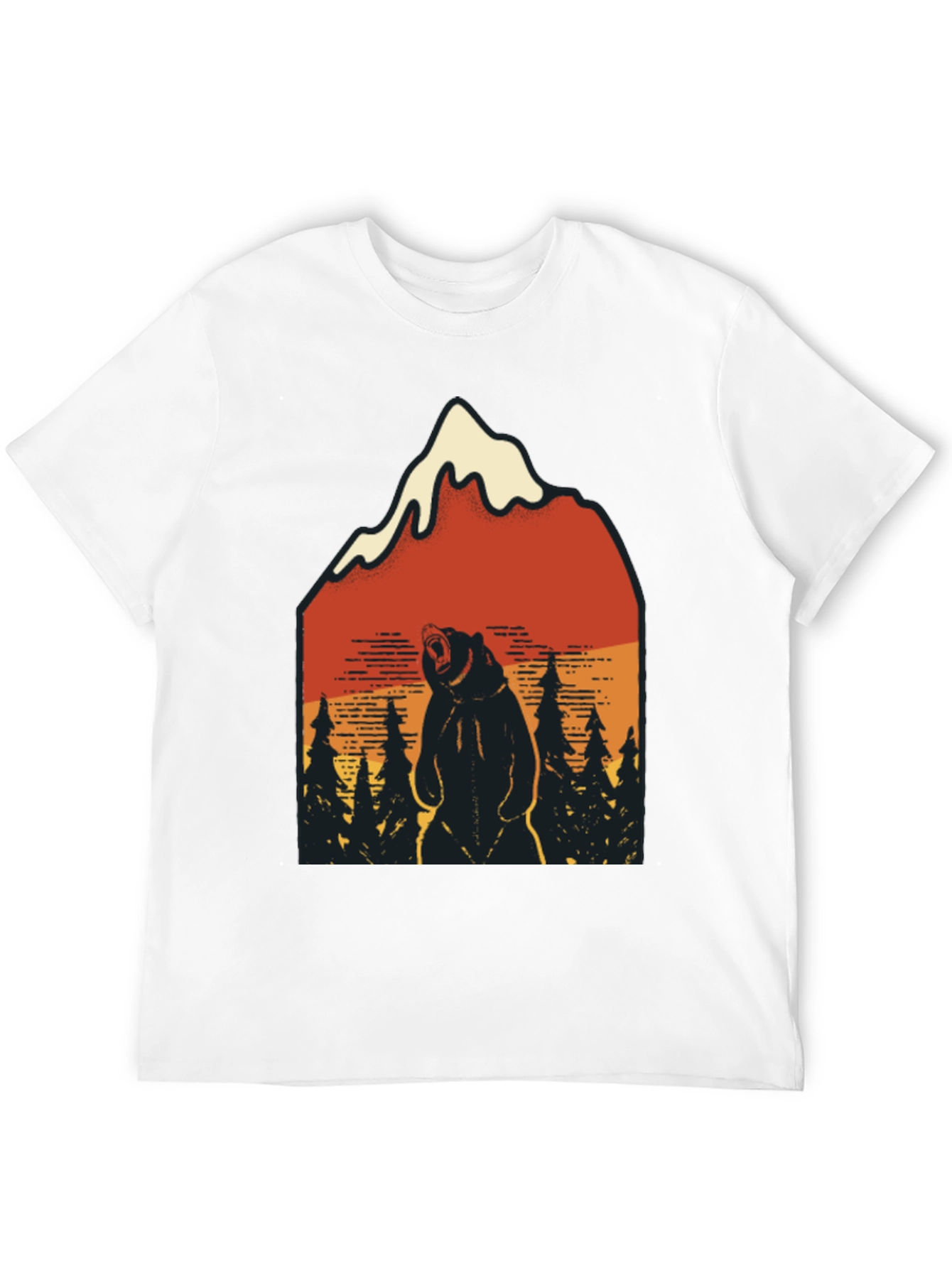 Bear Mountain Graphic Tee - Nature Adventure Shirt