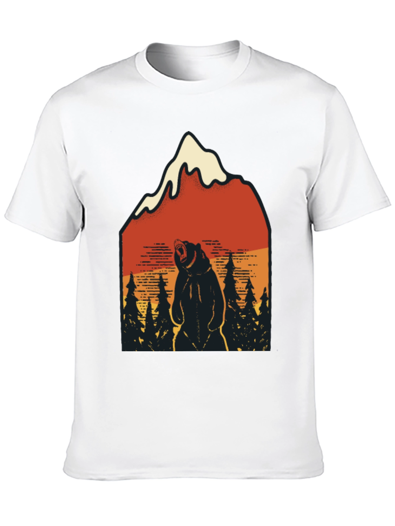 Bear Mountain Graphic Tee - Nature Adventure Shirt