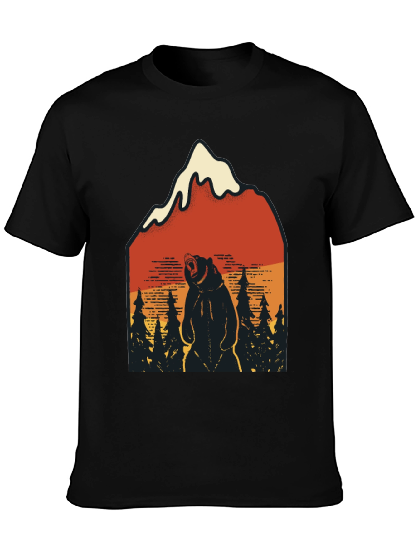 Bear Mountain Graphic Tee - Nature Adventure Shirt