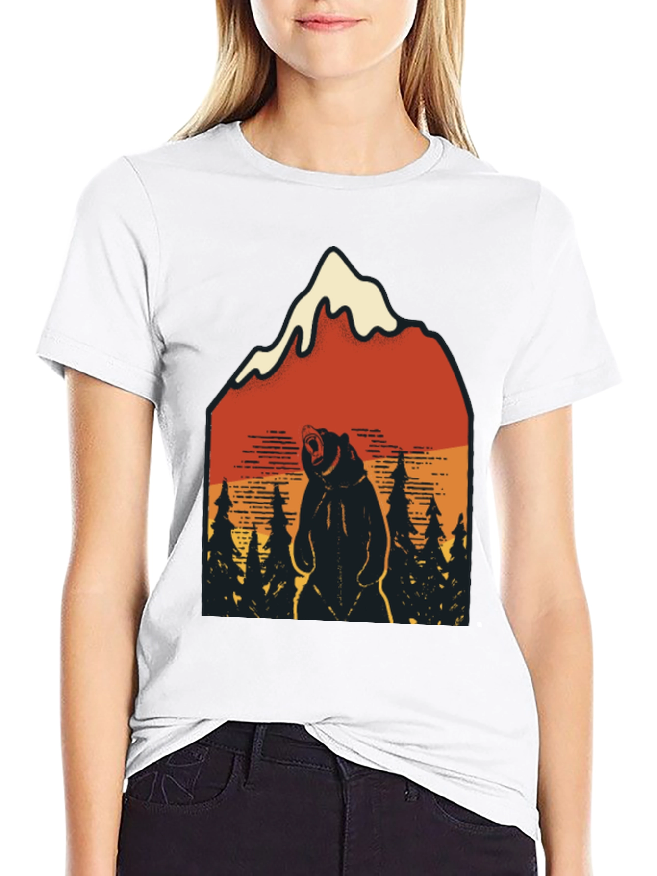 Bear Mountain Graphic Tee - Nature Adventure Shirt