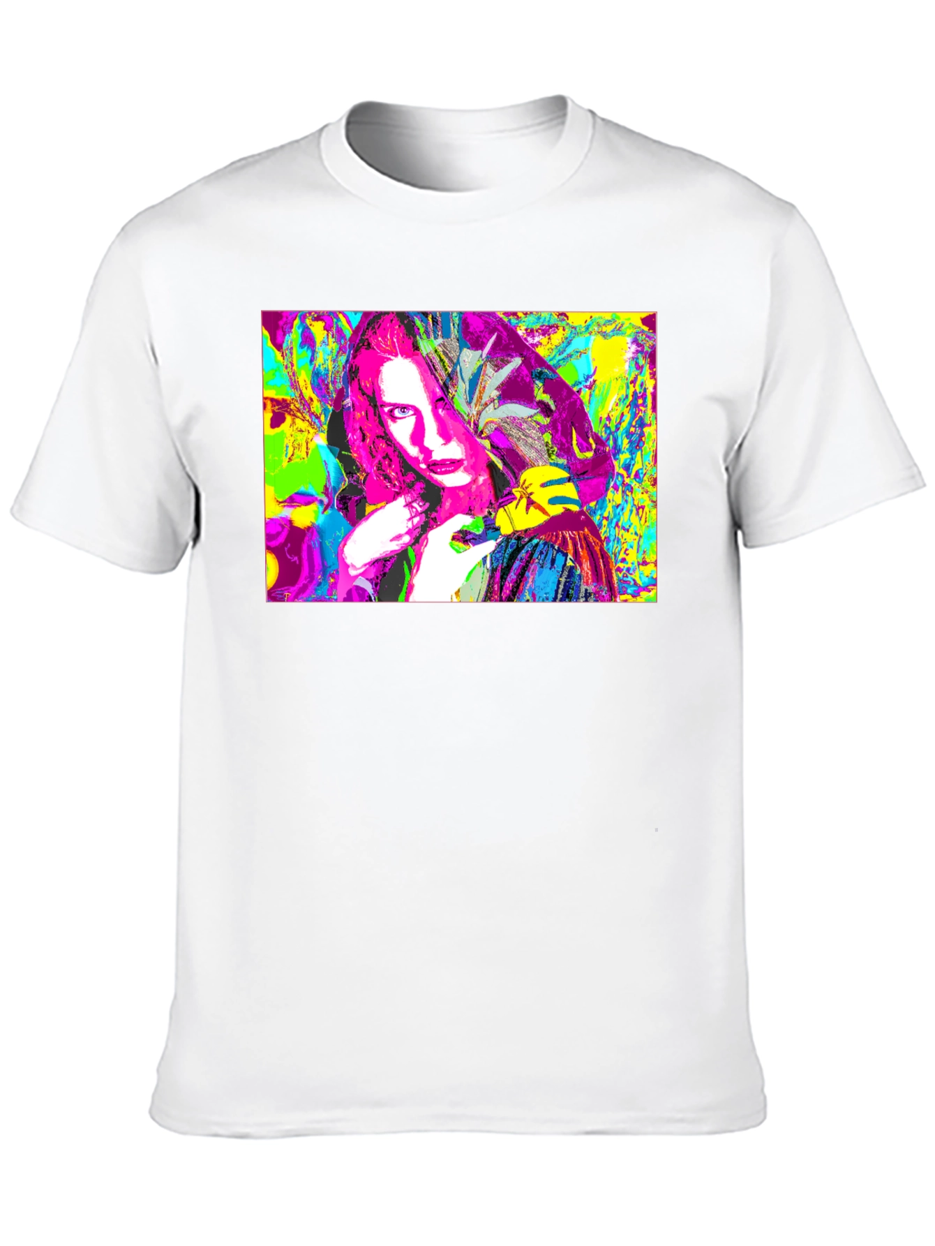Abstract Pop Art Graphic Tee - Black Unisex T-Shirt