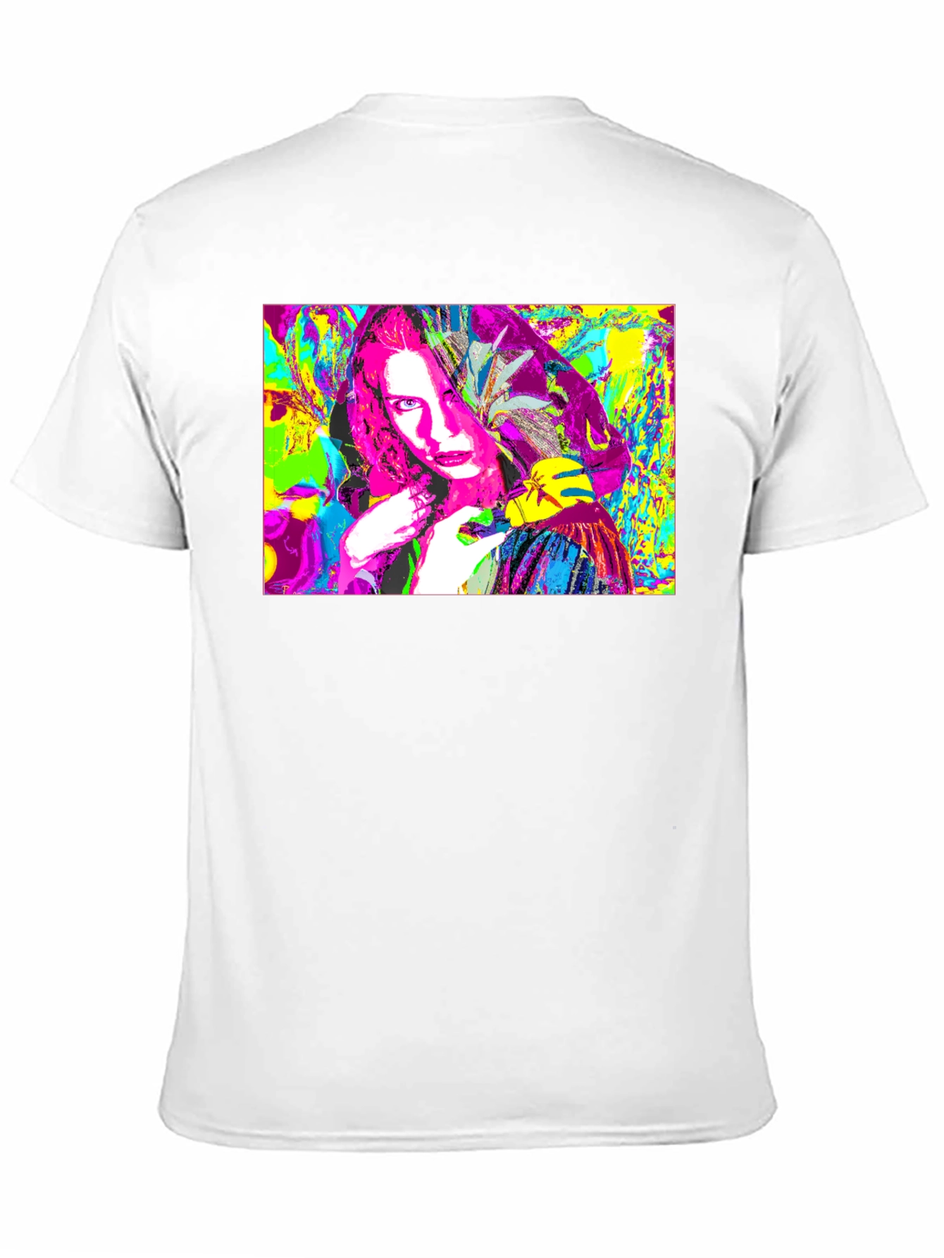 Abstract Pop Art Graphic Tee - Black Unisex T-Shirt