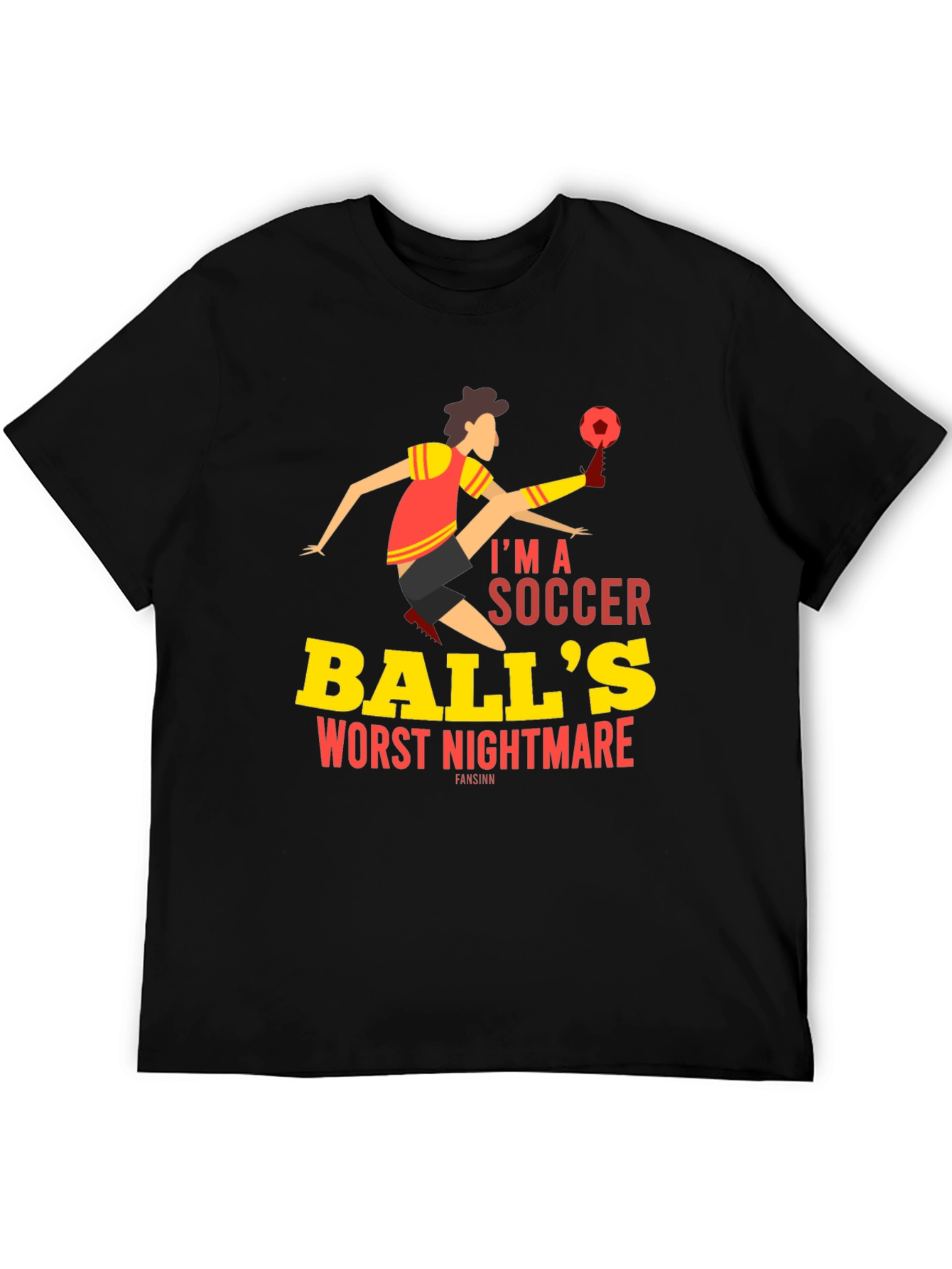 Soccer Balls Worst Nightmare Graphic T-Shirt