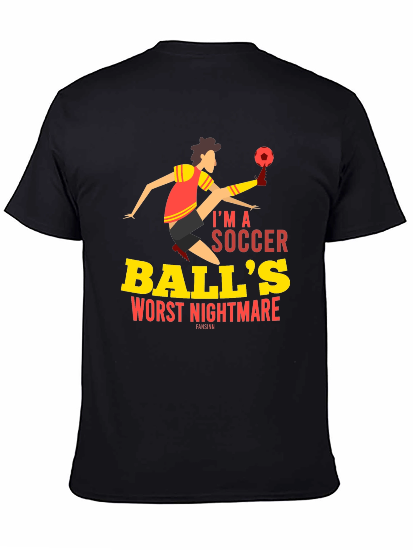 Soccer Balls Worst Nightmare Graphic T-Shirt