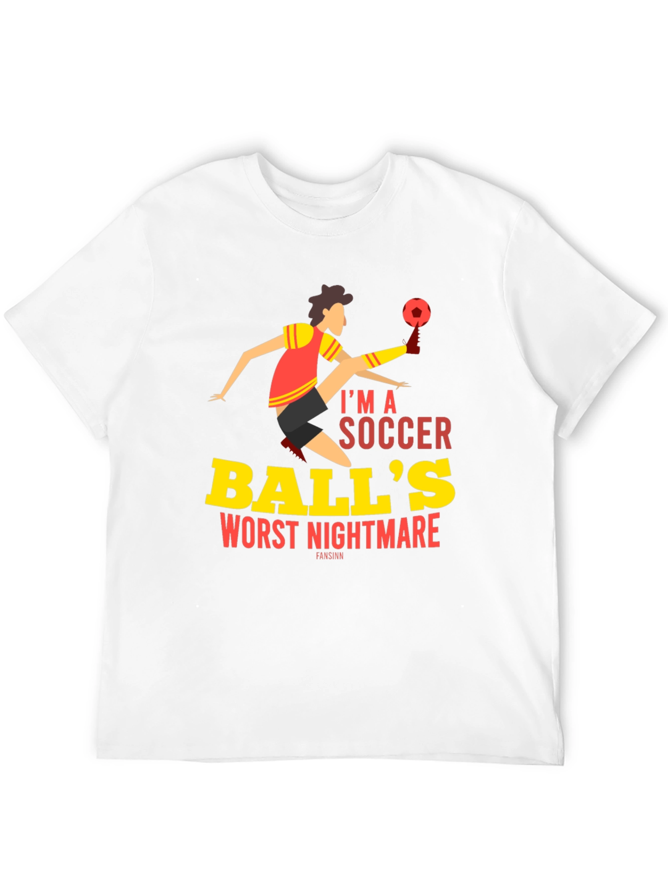 Soccer Balls Worst Nightmare Graphic T-Shirt