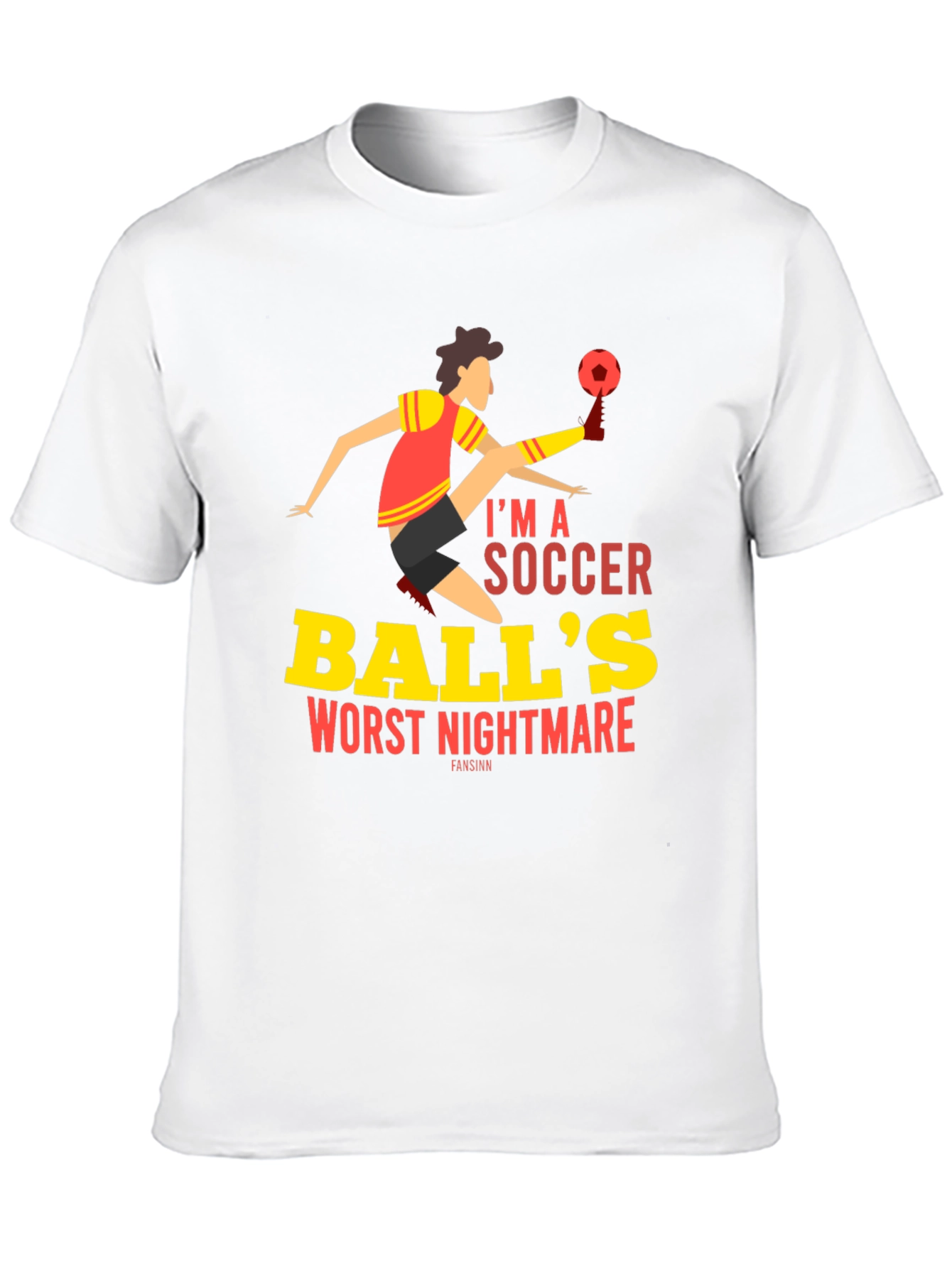 Soccer Balls Worst Nightmare Graphic T-Shirt