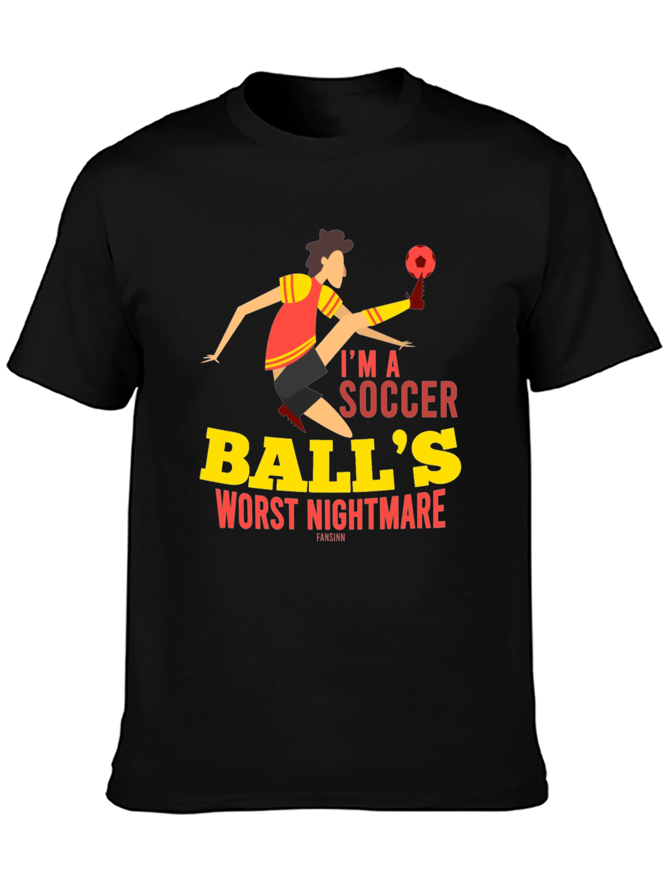 Soccer Balls Worst Nightmare Graphic T-Shirt