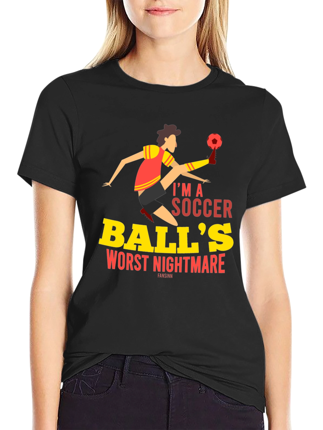 Soccer Balls Worst Nightmare Graphic T-Shirt