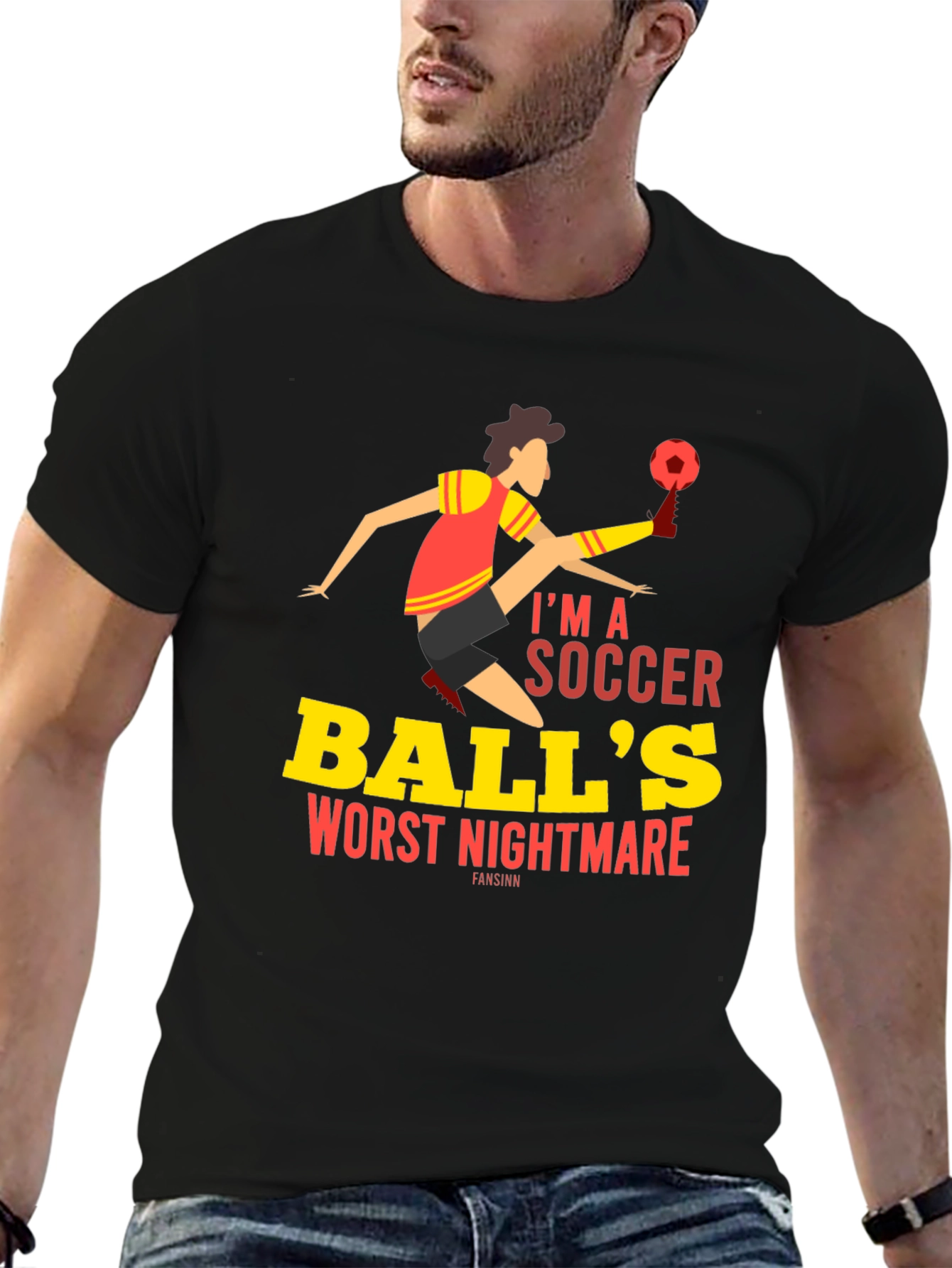 Soccer Balls Worst Nightmare Graphic T-Shirt
