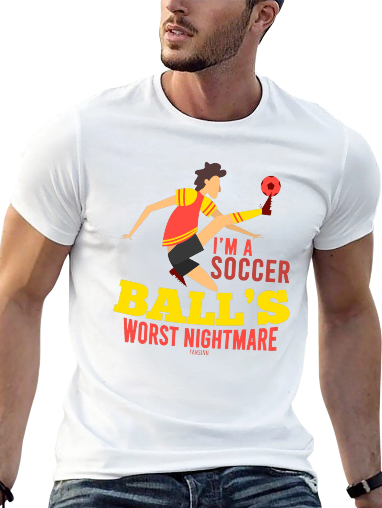Soccer Balls Worst Nightmare Graphic T-Shirt