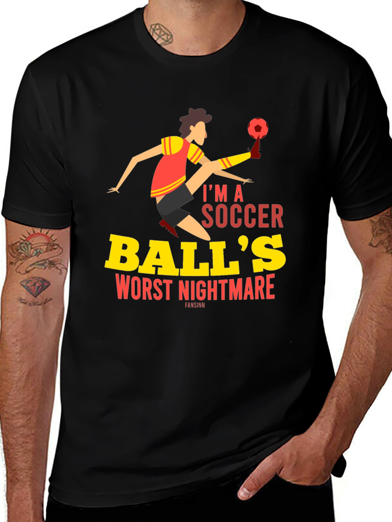 Soccer Balls Worst Nightmare Graphic T-Shirt