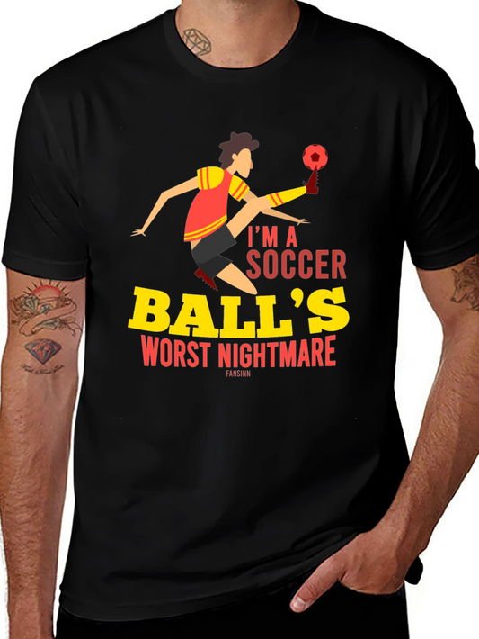Soccer Balls Worst Nightmare Graphic T-Shirt