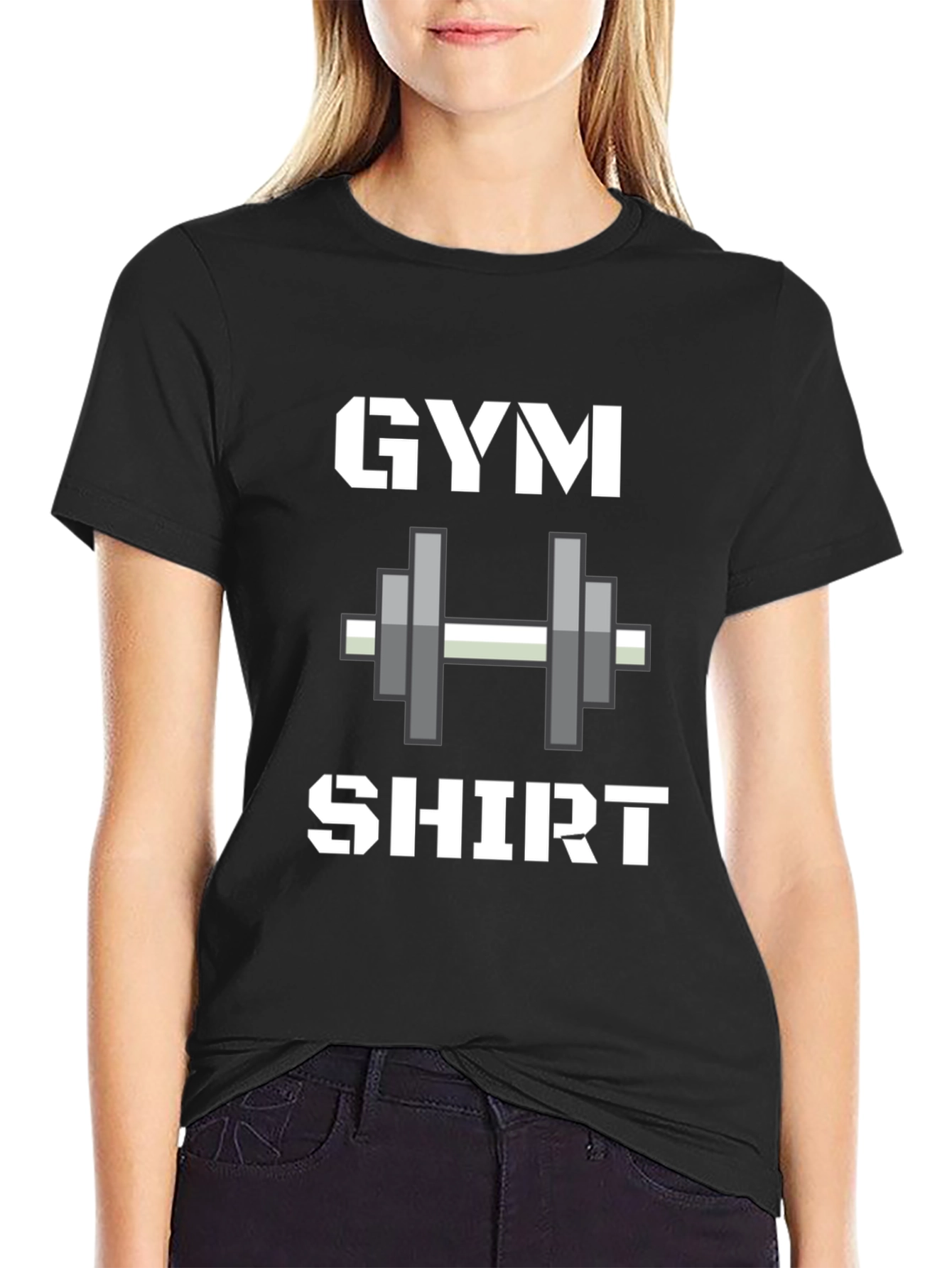 Gym Shirt Funny Workout Tee - Black