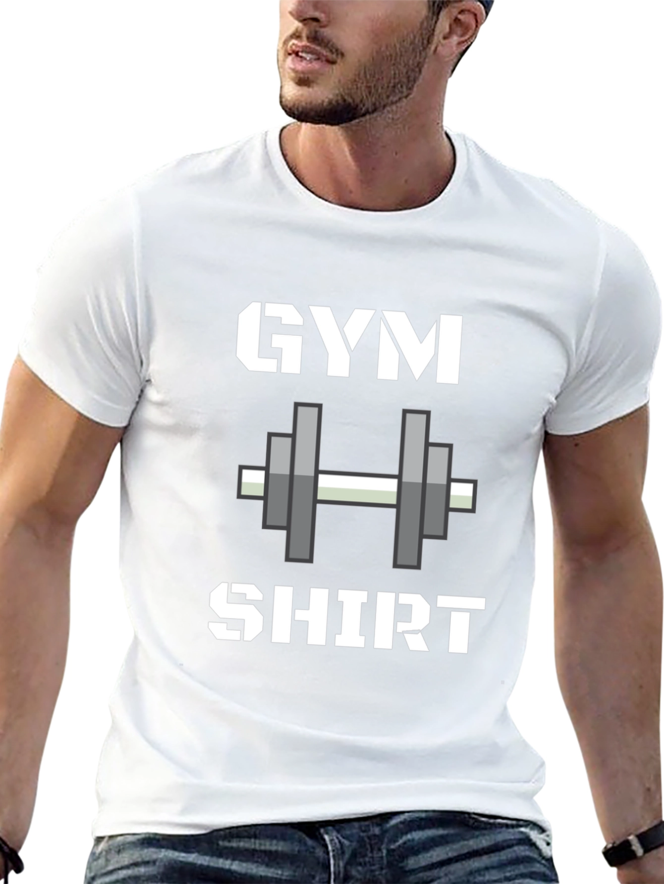 Gym Shirt Funny Workout Tee - Black