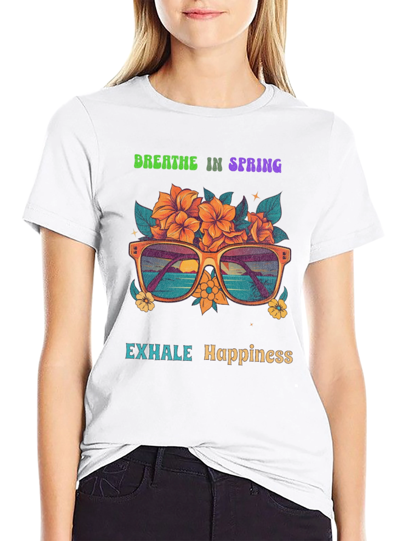 Breathe in Spring Graphic Tee