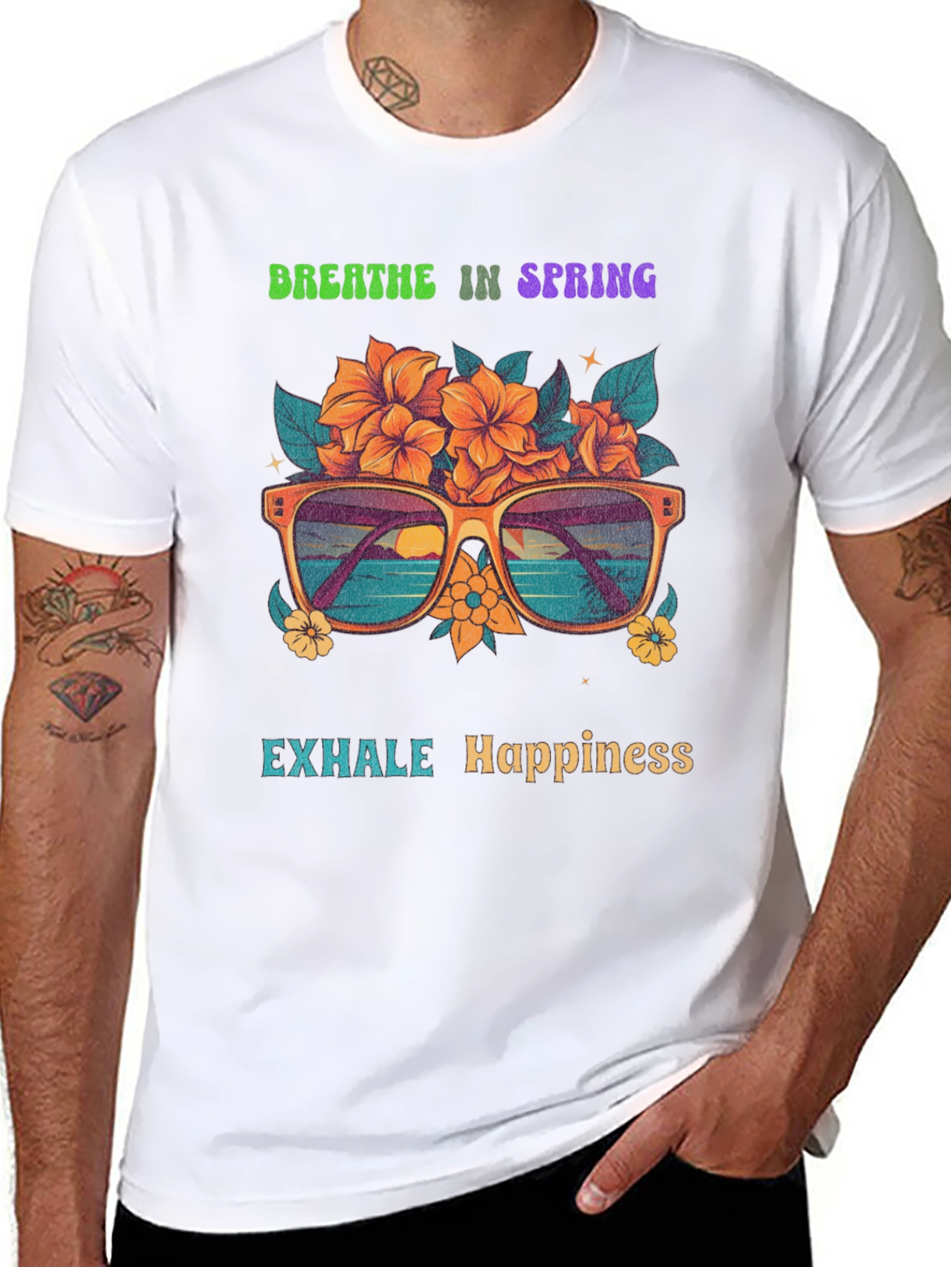 Breathe in Spring Graphic Tee