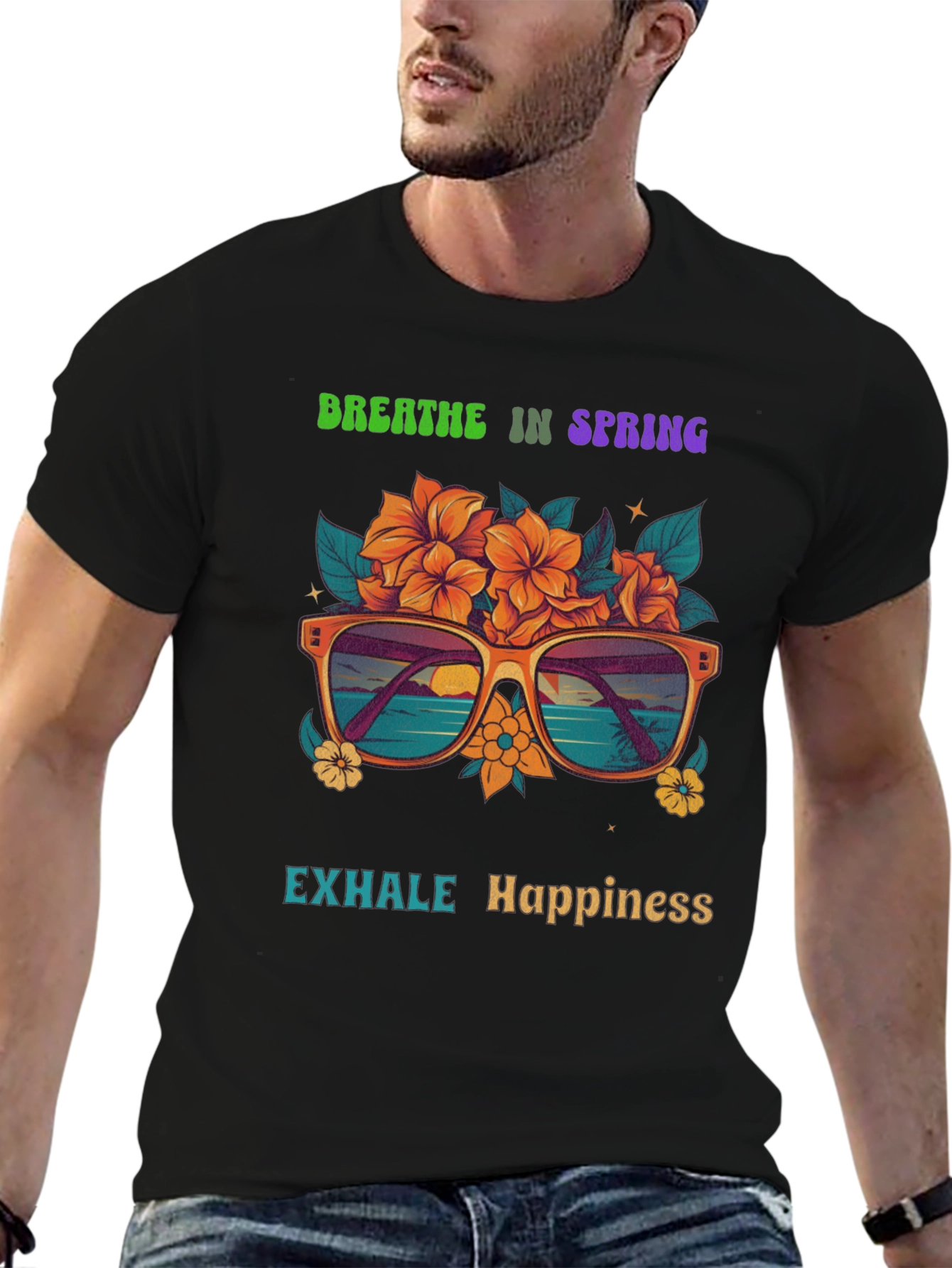 Breathe in Spring Graphic Tee