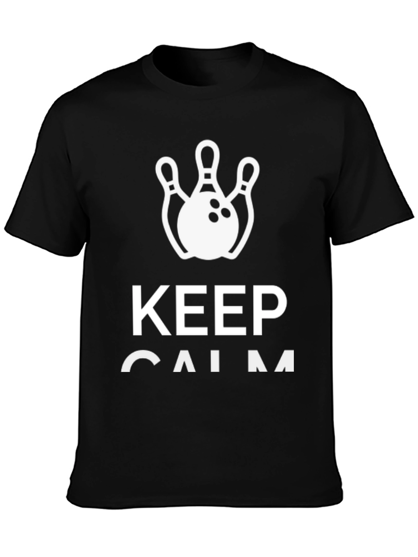Keep Calm Bowling T-Shirt - Strike Design