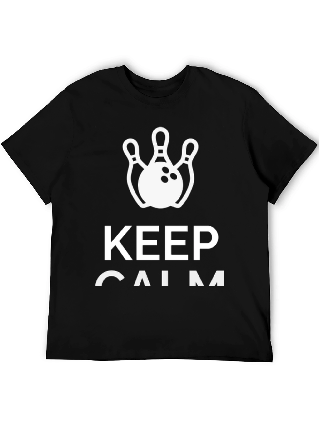 Keep Calm Bowling T-Shirt - Strike Design