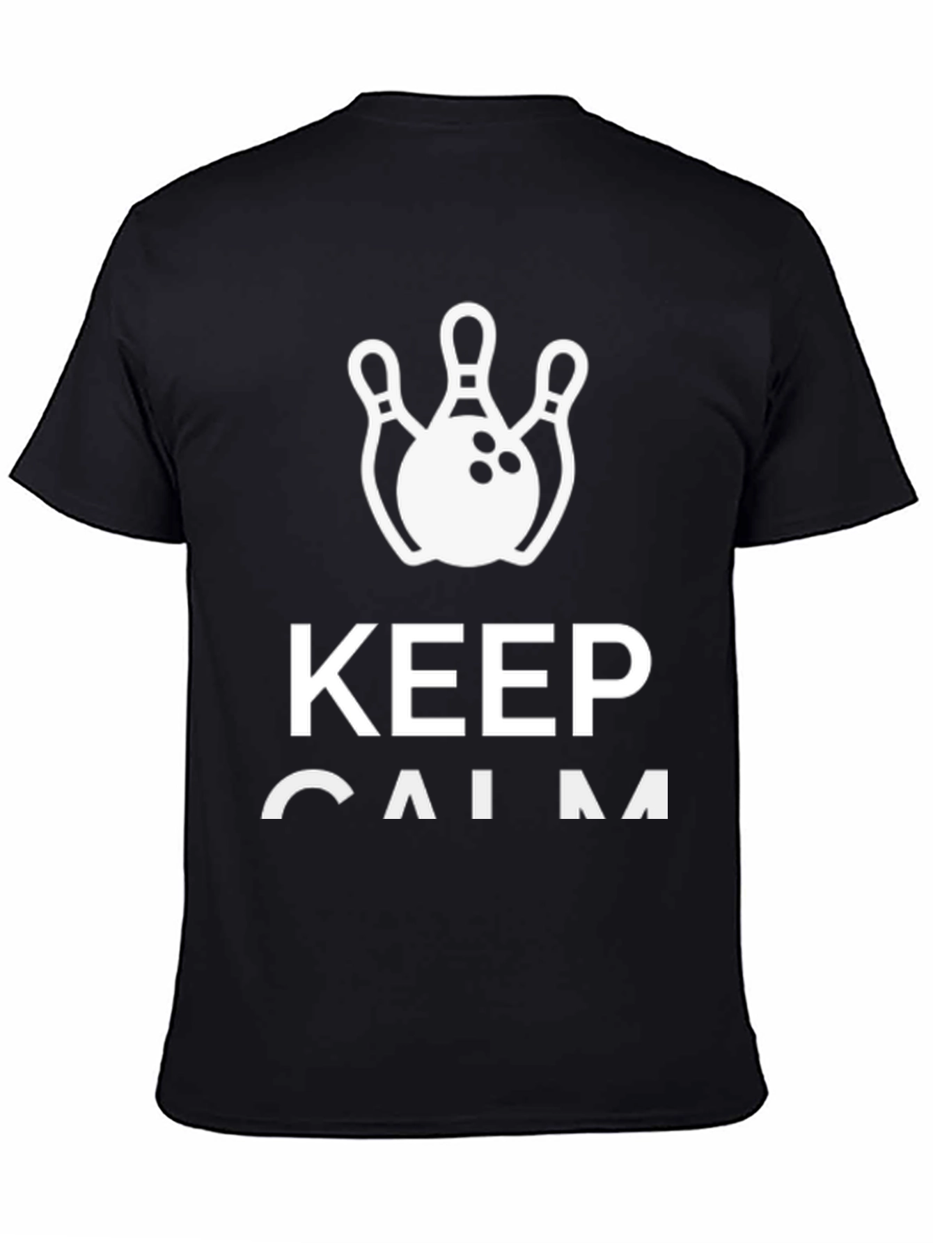 Keep Calm Bowling T-Shirt - Strike Design