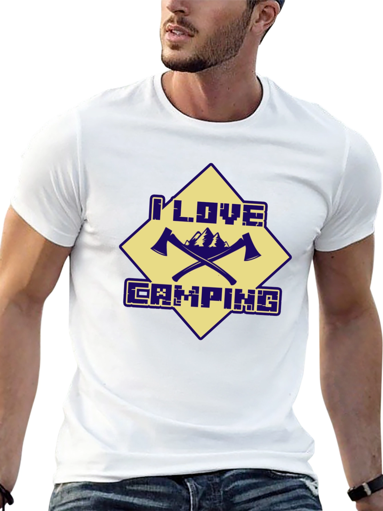 I Love Camping Graphic T-Shirt