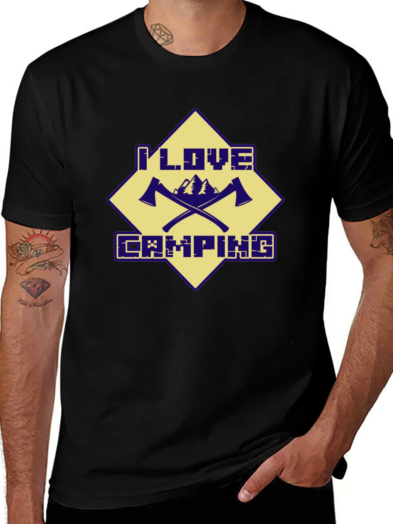 I Love Camping Graphic T-Shirt