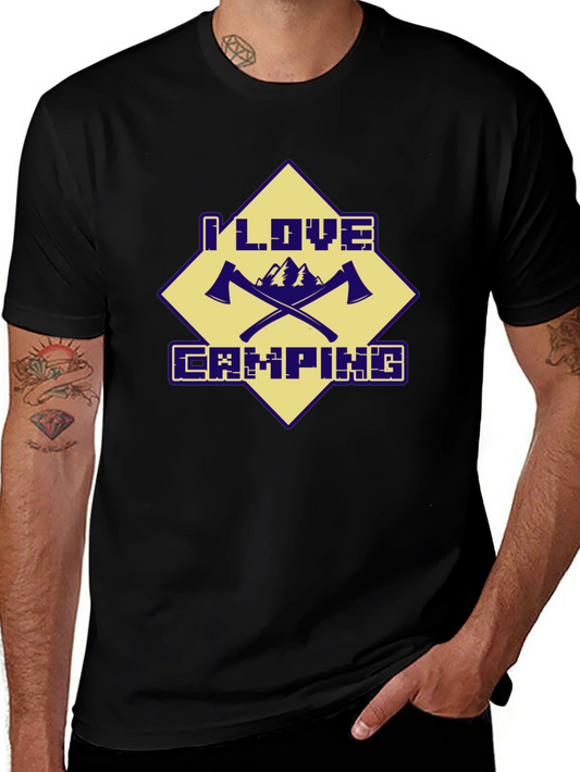 I Love Camping Graphic T-Shirt