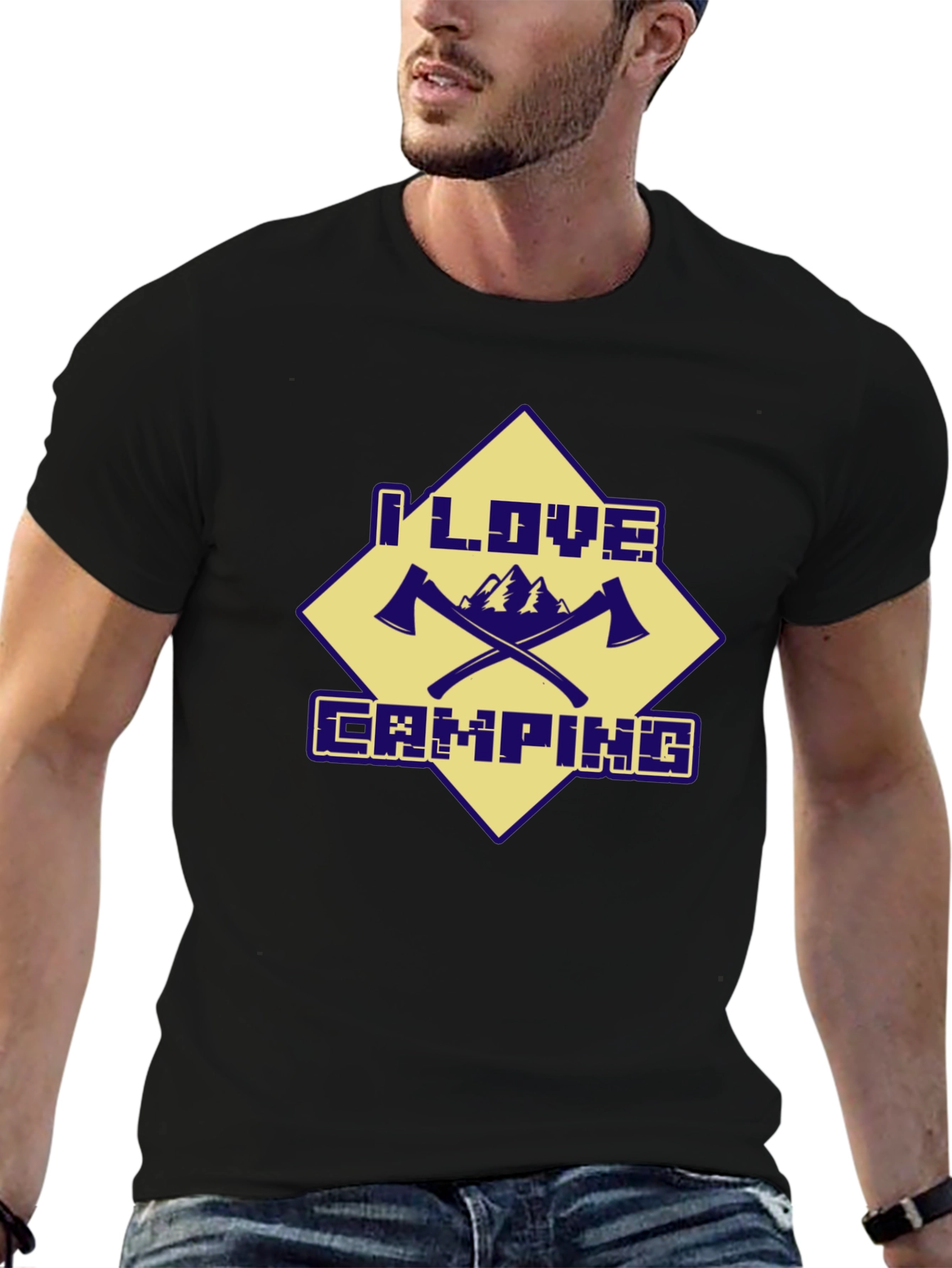 I Love Camping Graphic T-Shirt