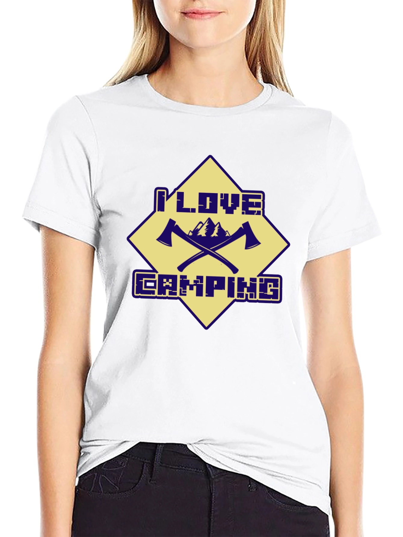 I Love Camping Graphic T-Shirt
