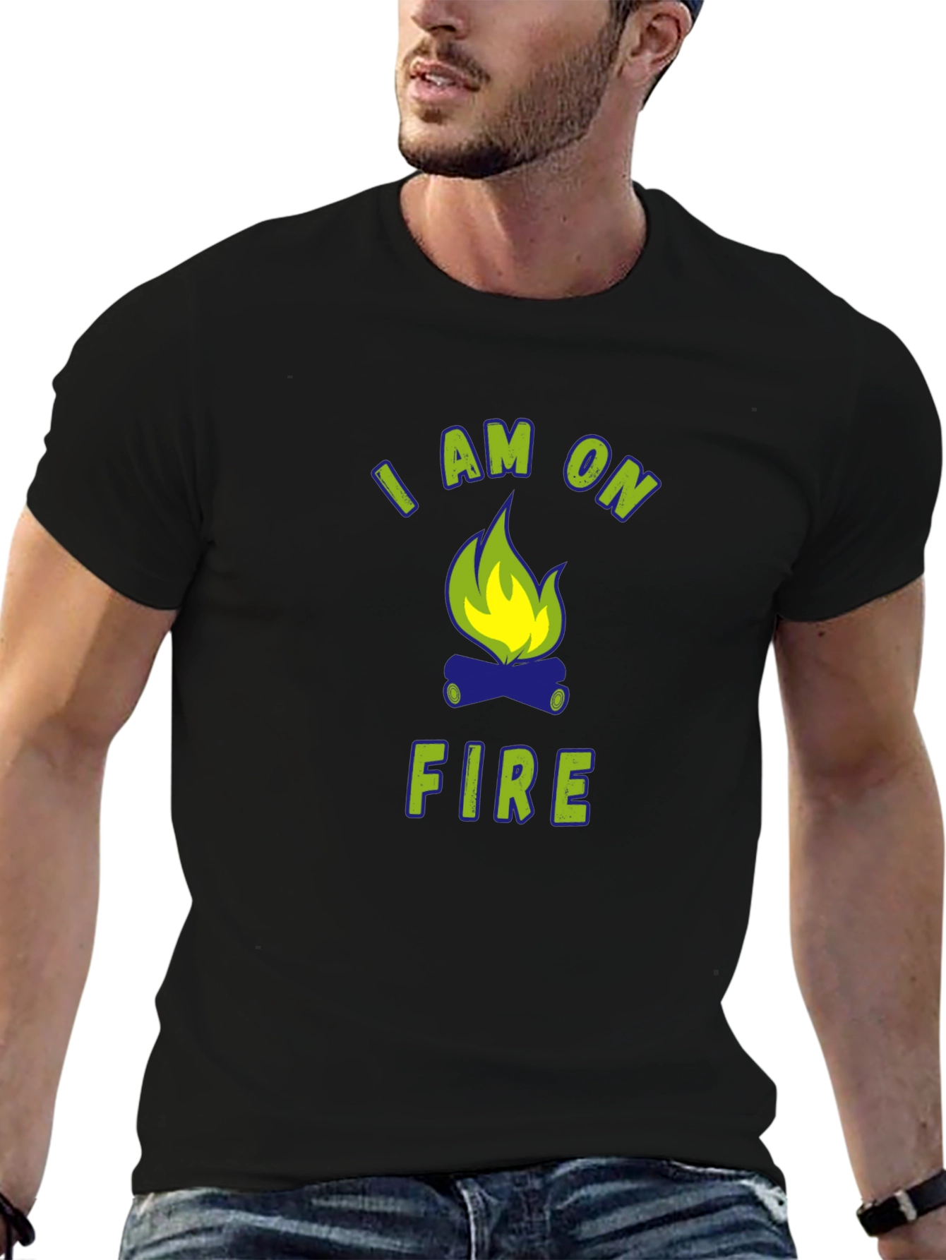 I am on Fire Graphic T-Shirt