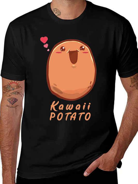 Kawaii Potato T-Shirt - Cute Graphic Tee