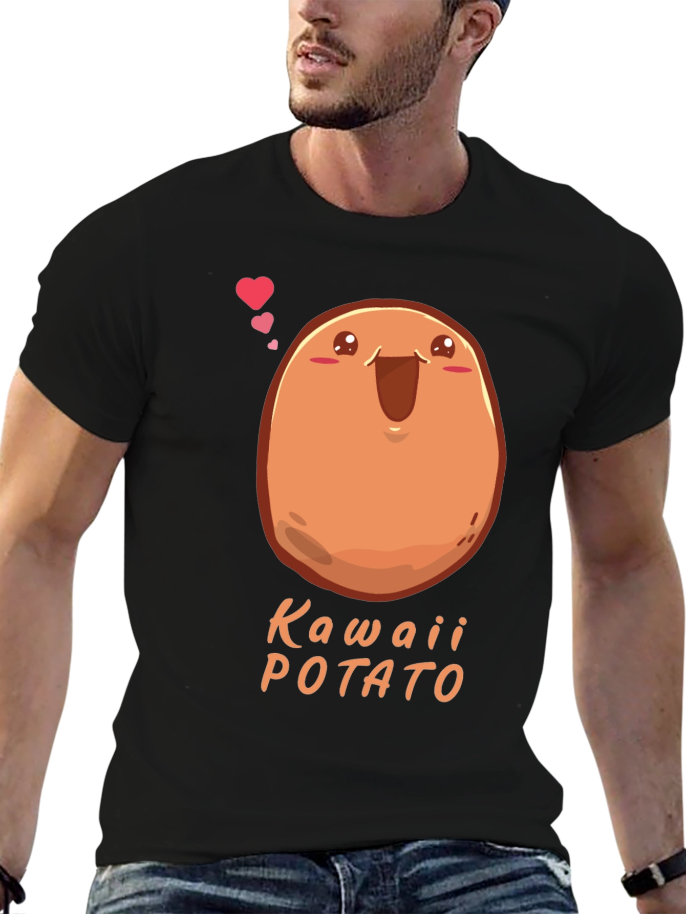 Kawaii Potato T-Shirt - Cute Graphic Tee
