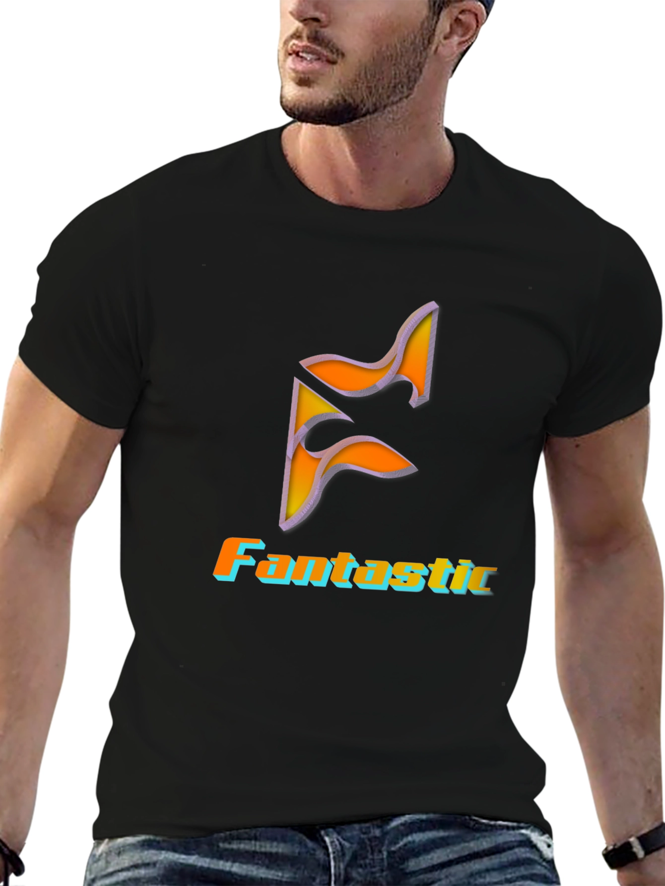 Fantastic Graphic Tee - Soft Black Cotton T-Shirt
