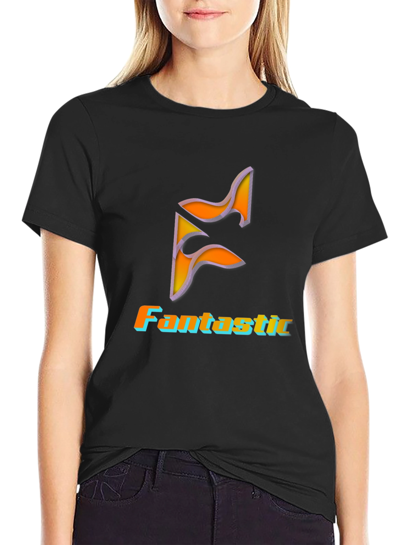 Fantastic Graphic Tee - Soft Black Cotton T-Shirt
