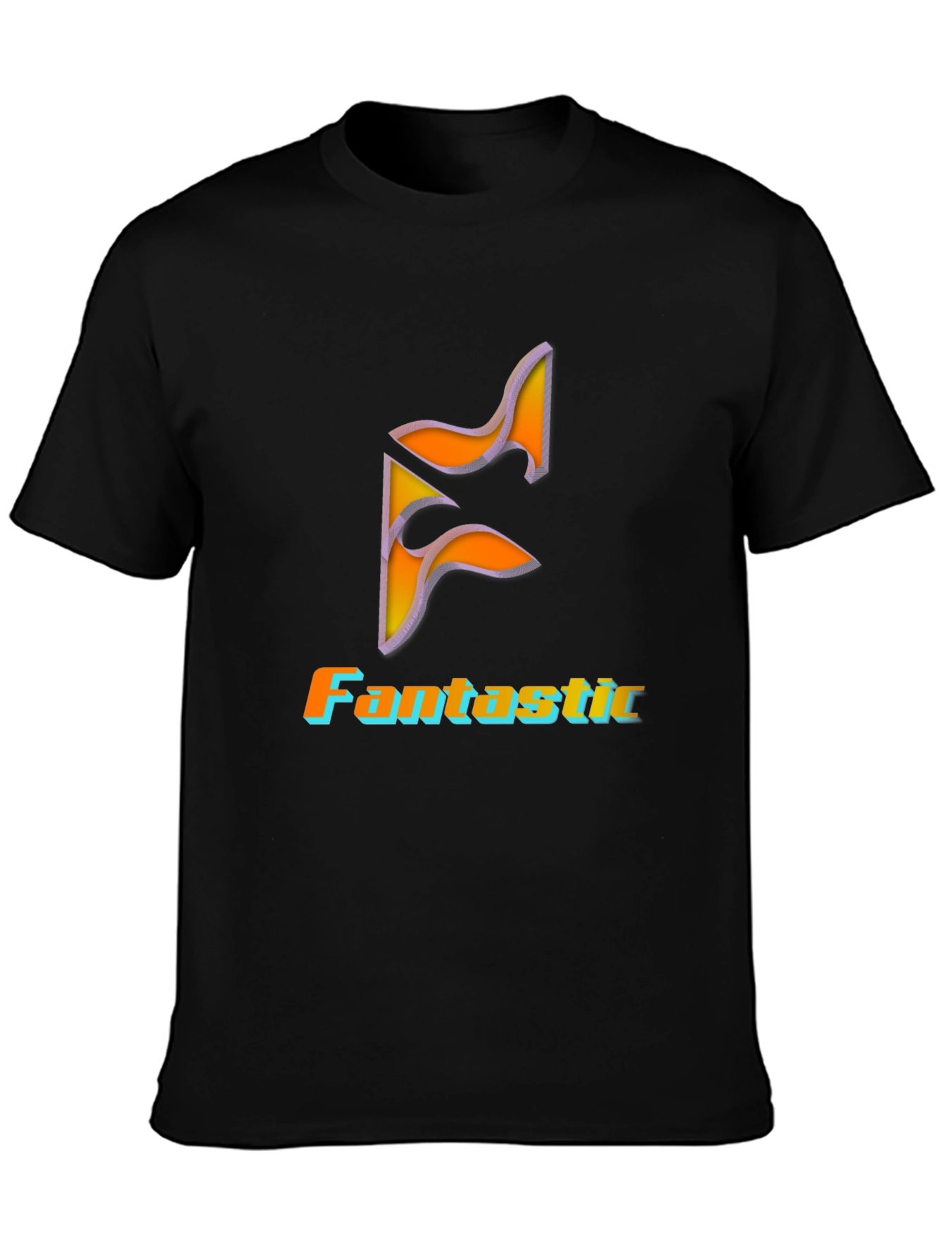 Fantastic Graphic Tee - Soft Black Cotton T-Shirt