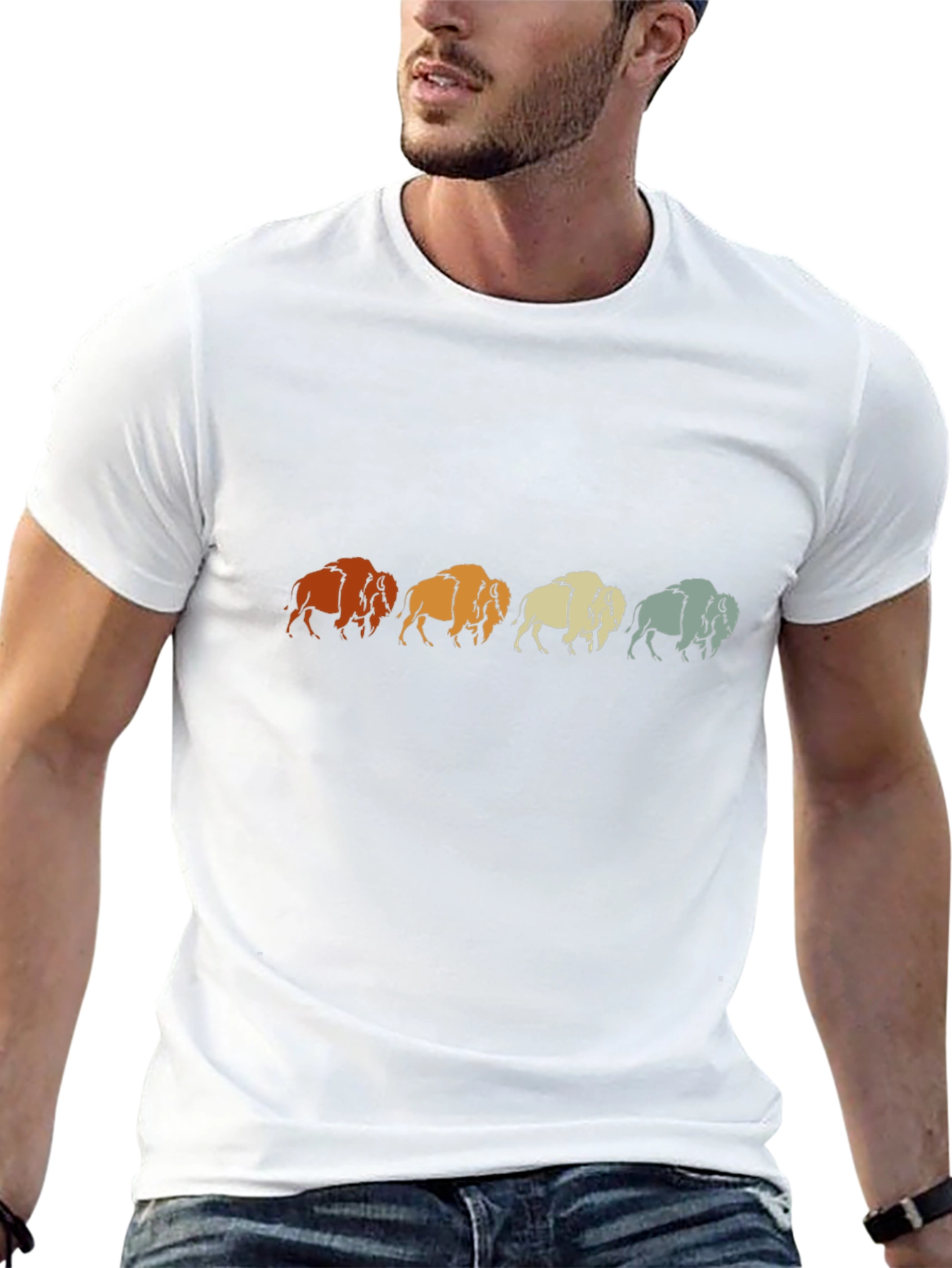 Retro Bison T-Shirt