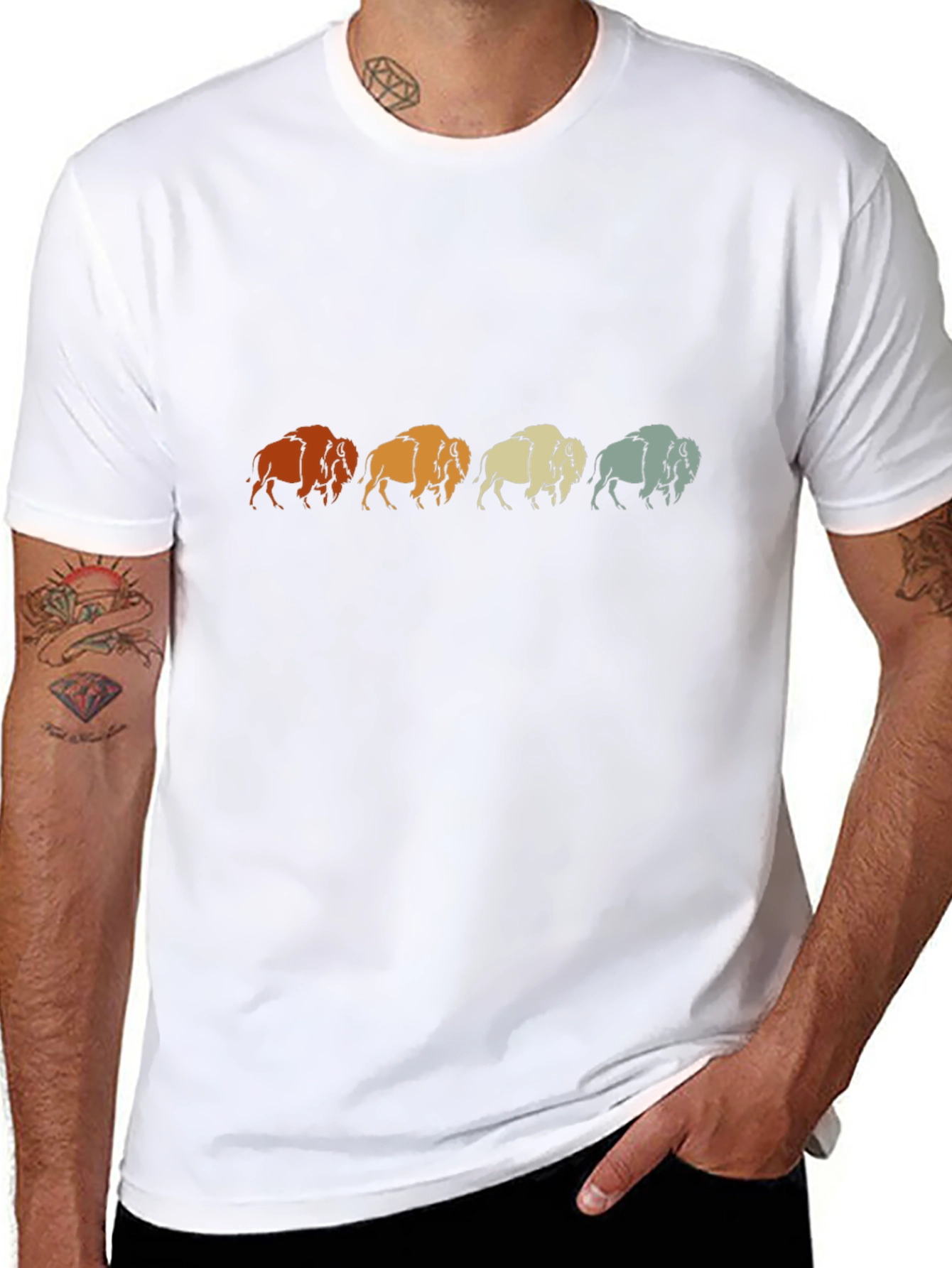 Retro Bison T-Shirt