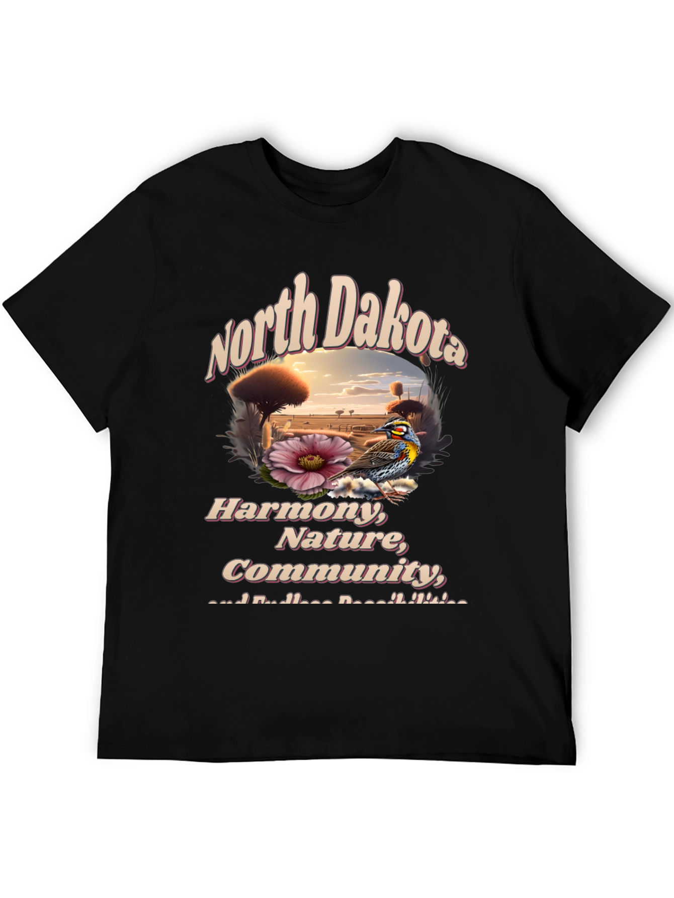 North Dakota Tee - Harmony Nature Community