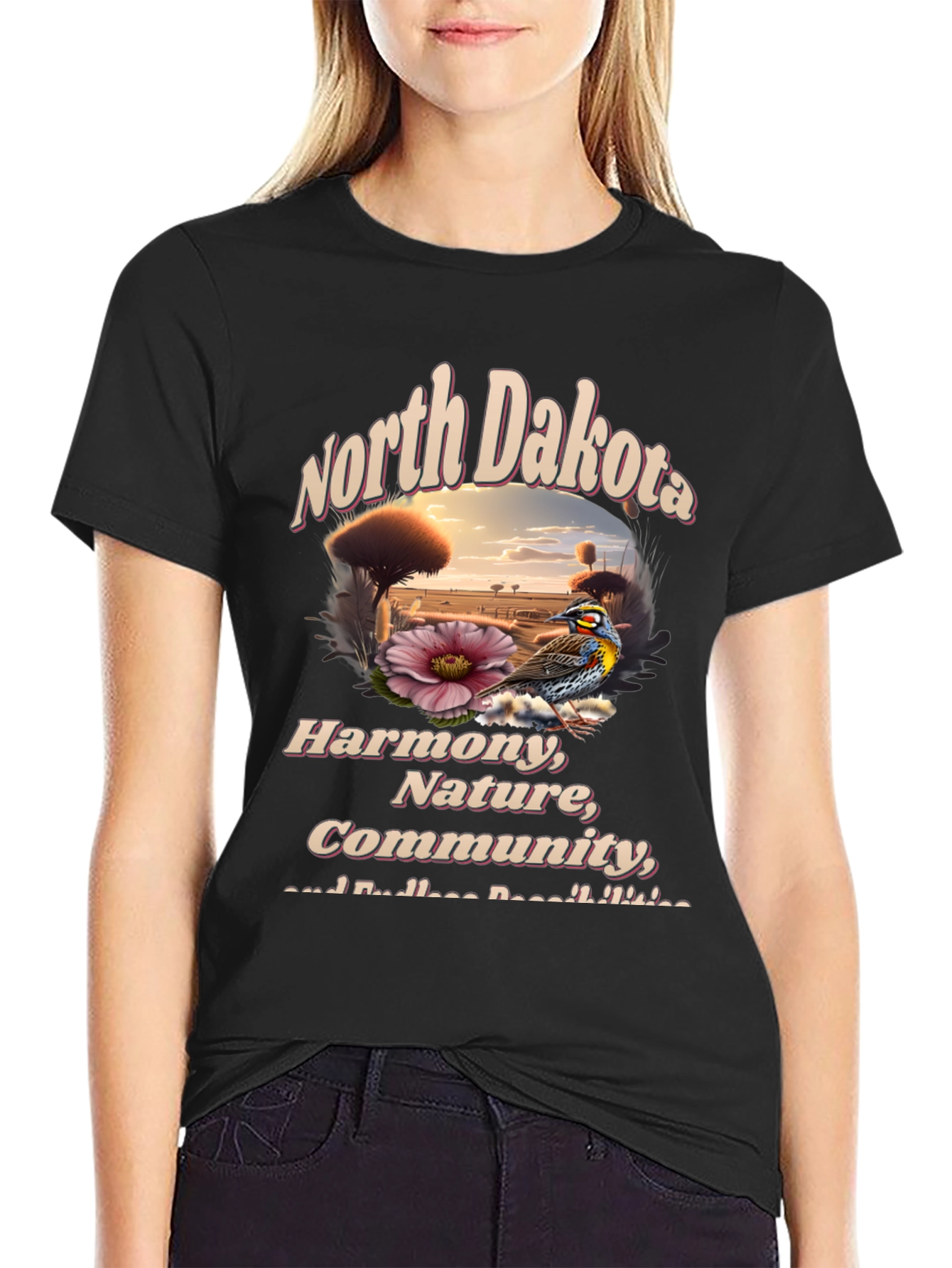 North Dakota Tee - Harmony Nature Community