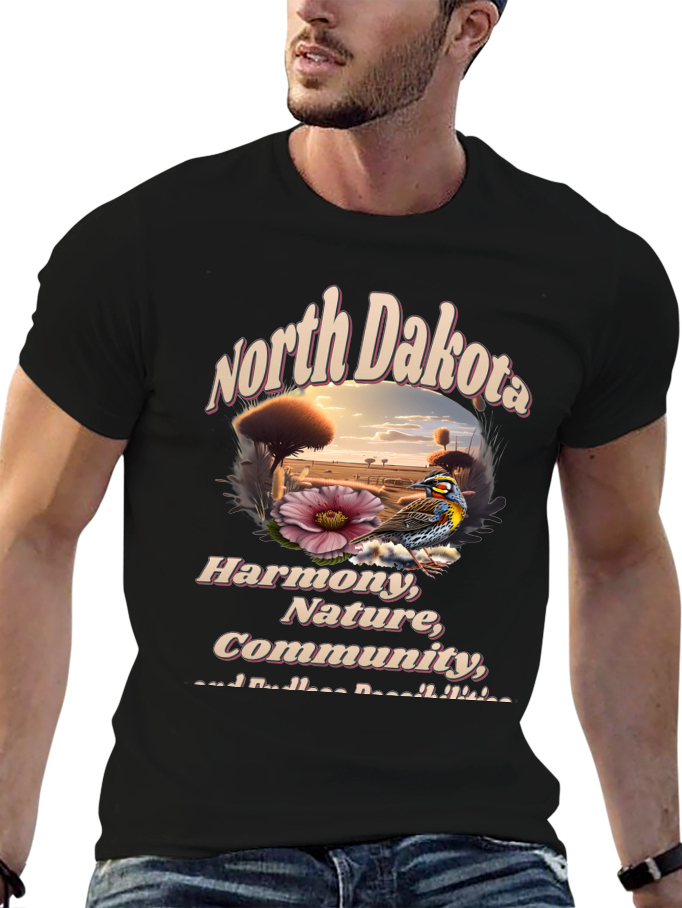 North Dakota Tee - Harmony Nature Community