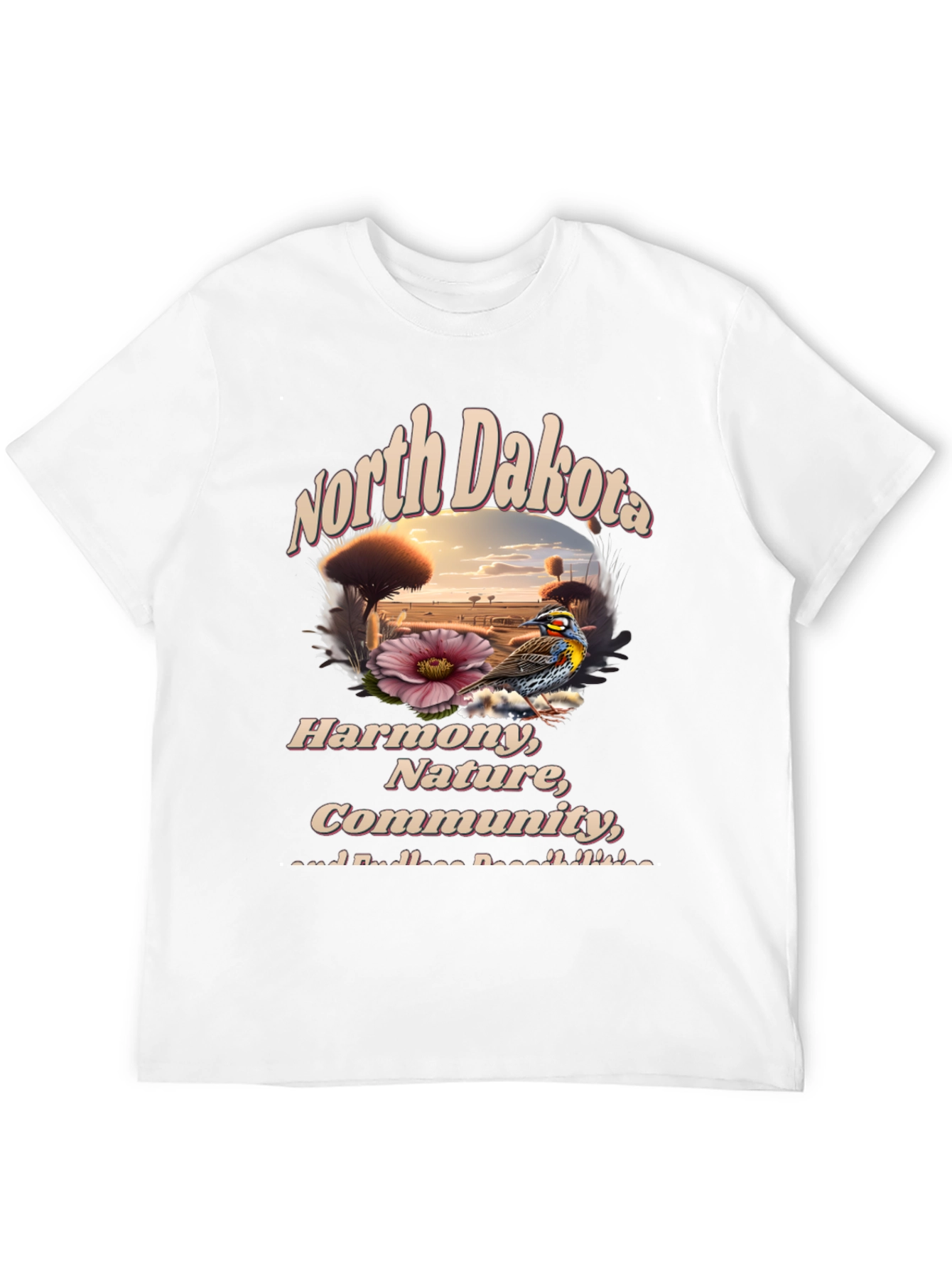 North Dakota Tee - Harmony Nature Community