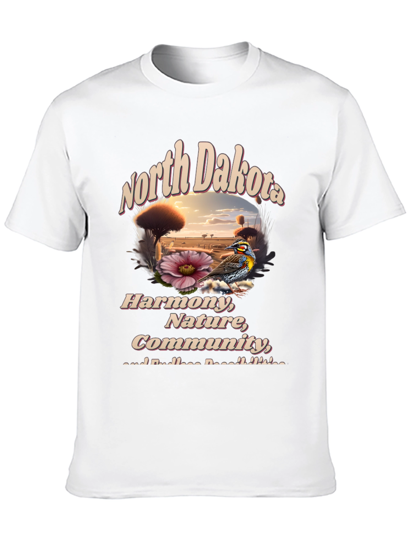 North Dakota Tee - Harmony Nature Community