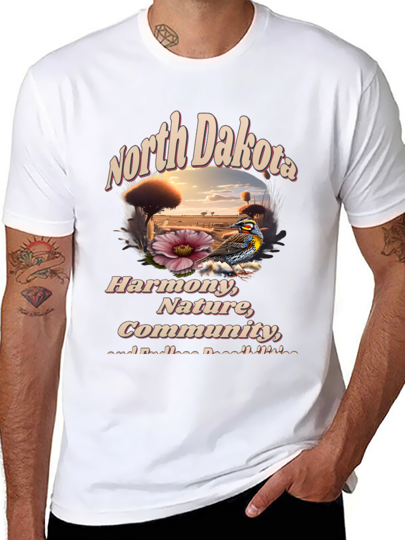 North Dakota Tee - Harmony Nature Community