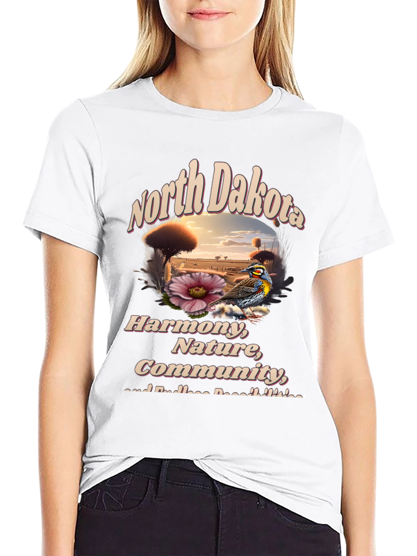 North Dakota Tee - Harmony Nature Community