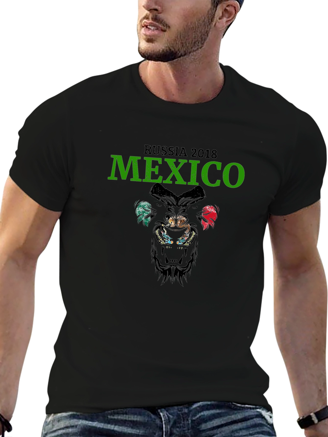 Mexico Russia 2018 Graphic T-Shirt