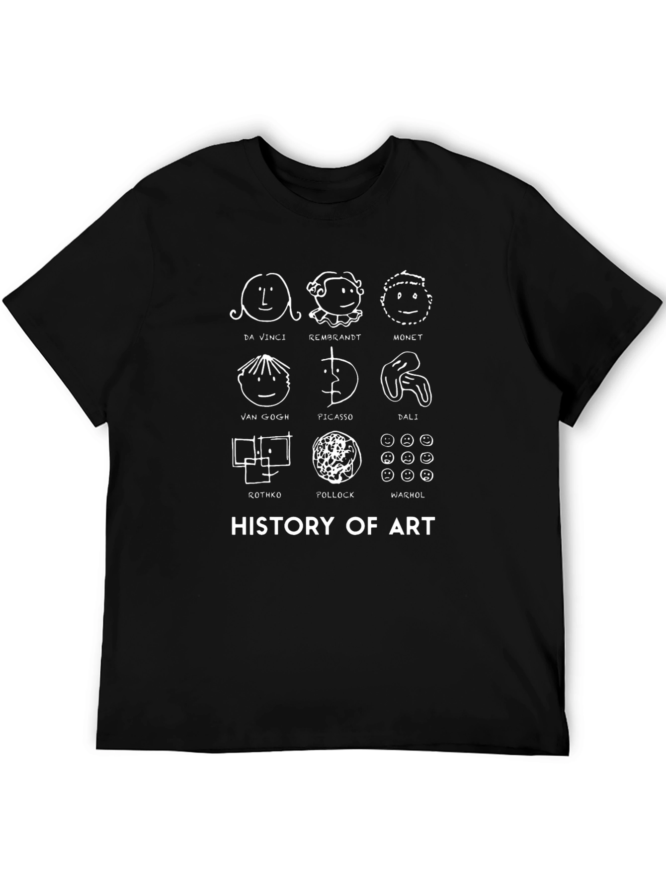History of Art Famous Artist T-Shirt
