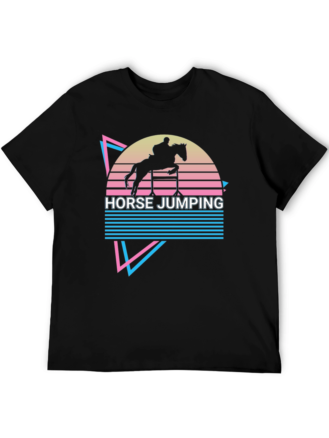 Retro Horse Jumping T-Shirt