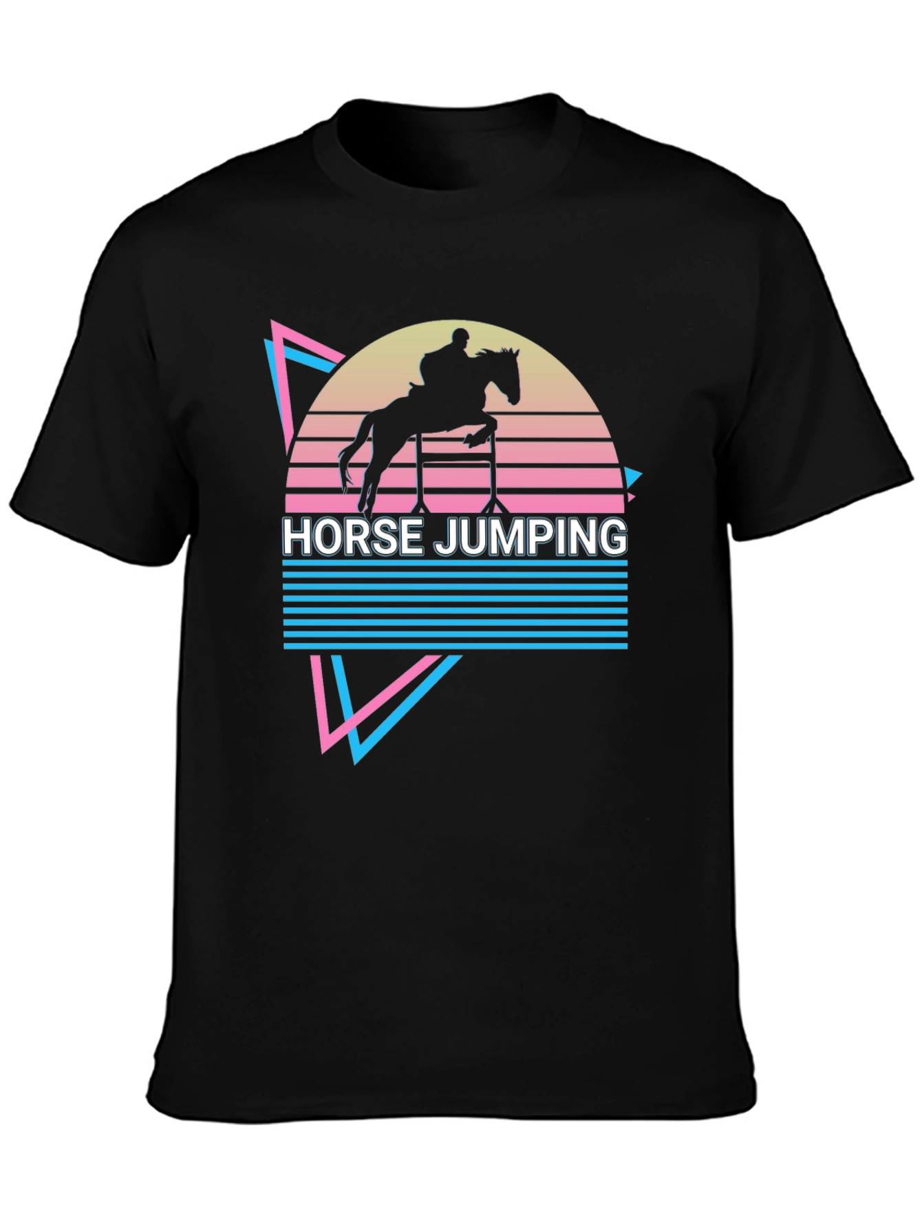 Retro Horse Jumping T-Shirt