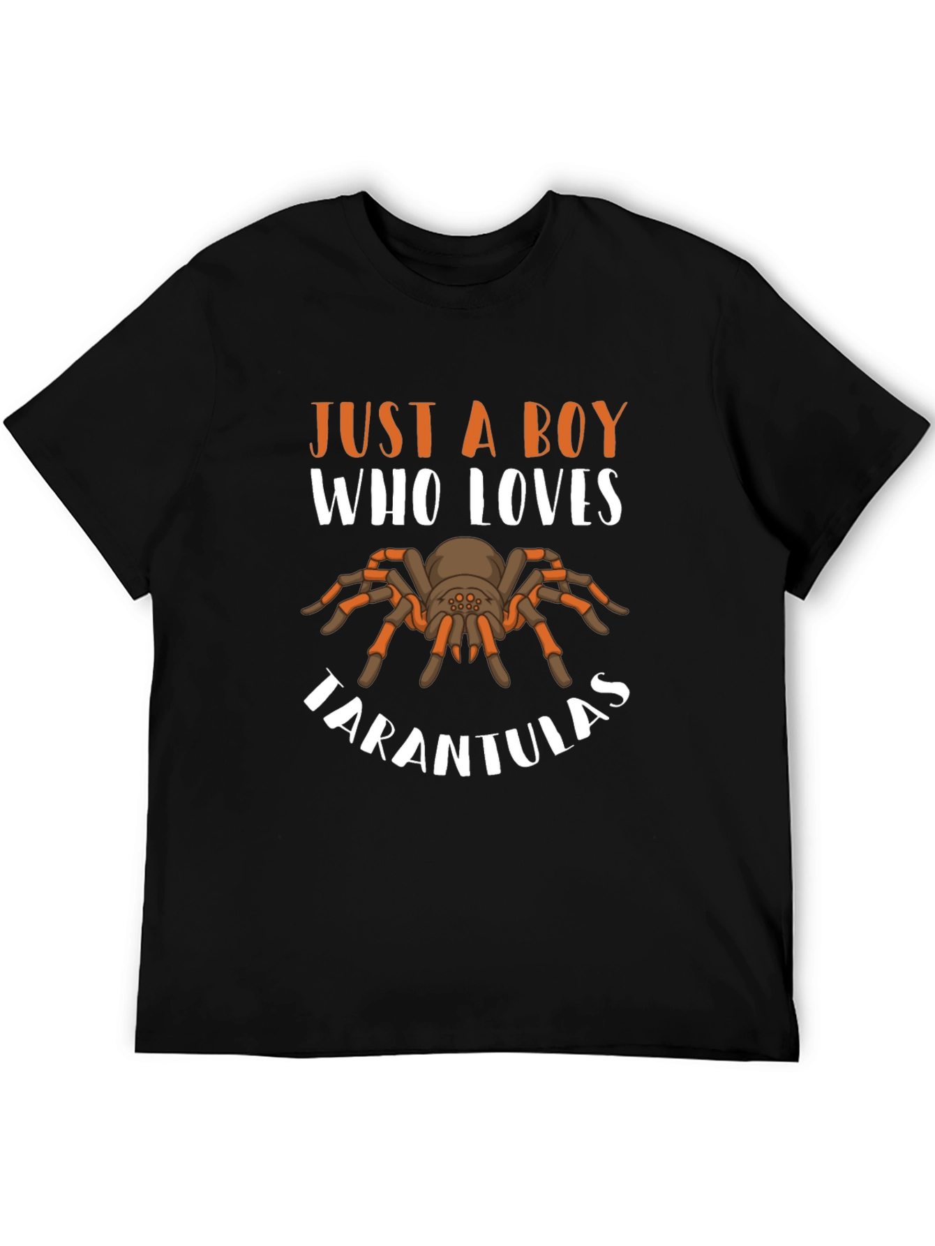 Tarantula Lover Boy Black T-Shirt